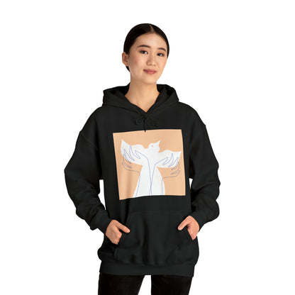 Wings of Harmony Hoodie Sweatshirt - A Symbol of Peace and Hope