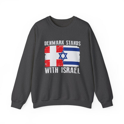 Denmark Stands With Israel Crewneck Sweatshirt