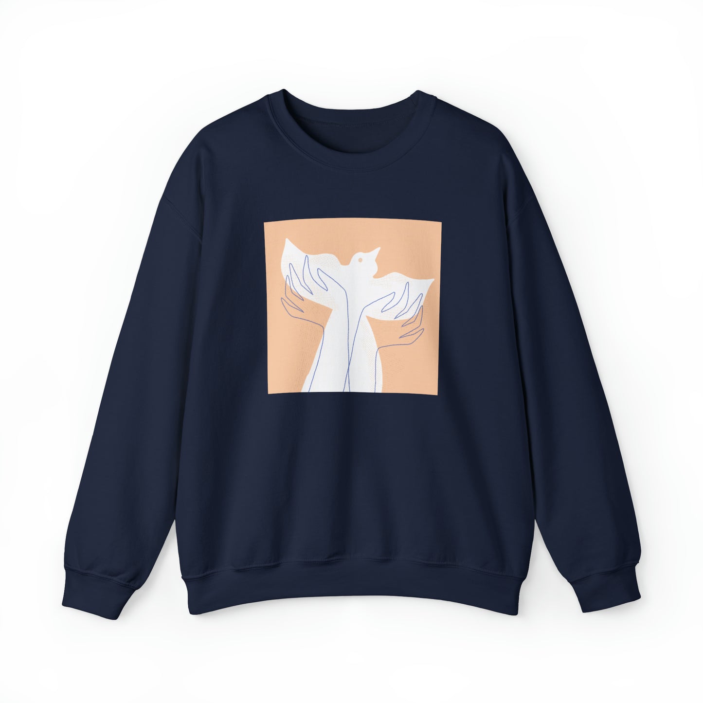 Wings of Harmony Sweatshirt - A Symbol of Peace and Hope