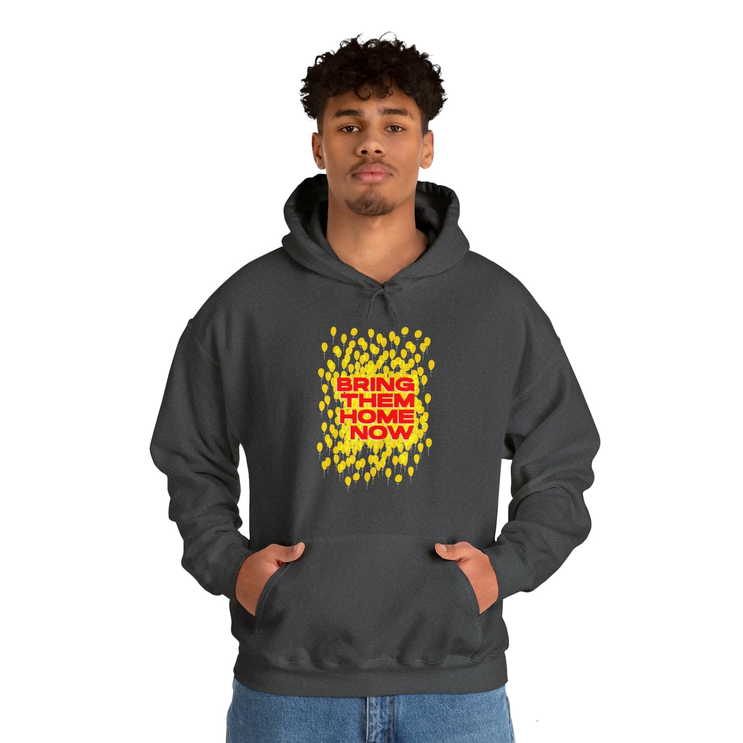 "Yellow Ribbon of Hope"Hooded Sweatshirt - Unite for Their Safe Return