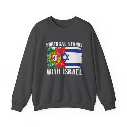 Portugal Stands With Israel Crewneck Sweatshirt